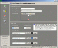 Intranet-in-a-box screenshot